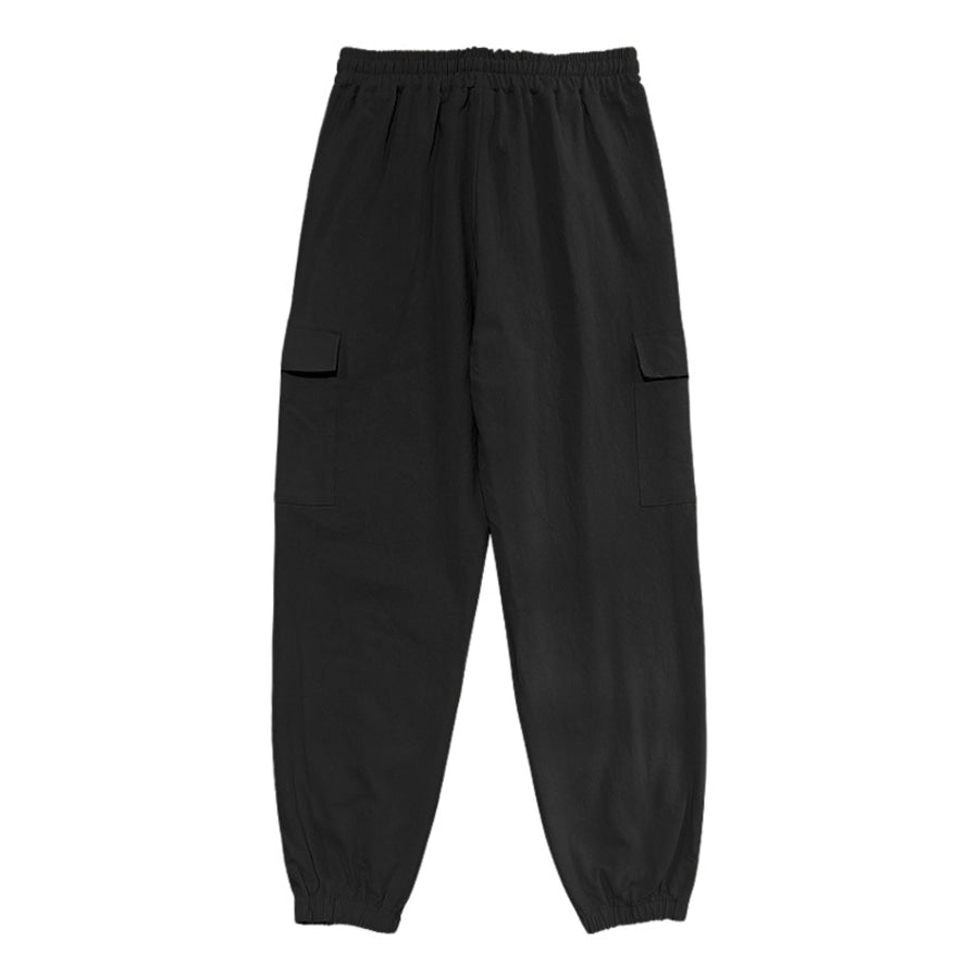 Men’s Full Size Casual Cargo Pants with Drawstring Waist Plus Size Apparel and Accessories
