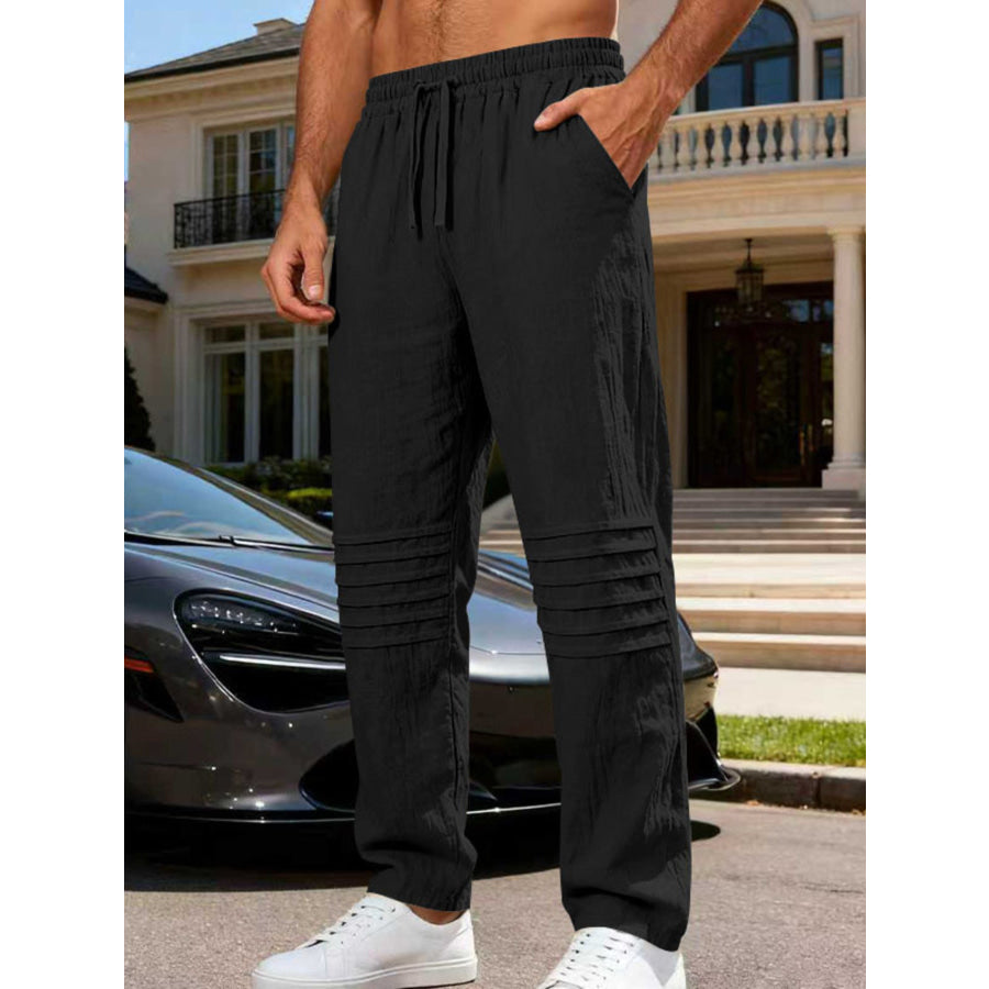 Men’s Full Size Casual Drawstring Pants Plus Size Apparel and Accessories