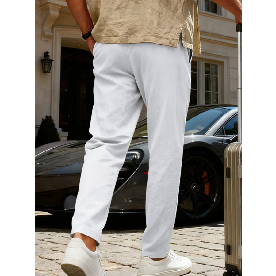 Men’s Full Size Casual Drawstring Pants Plus Size Apparel and Accessories