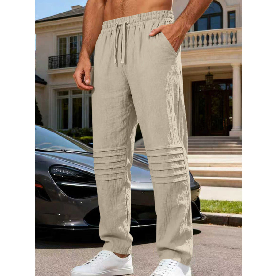 Men’s Full Size Casual Drawstring Pants Plus Size Apparel and Accessories