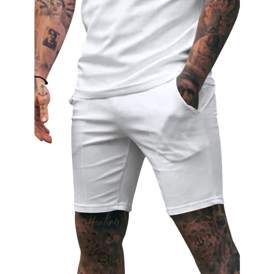 Men’s Full Size Casual Drawstring Shorts Plus Size Apparel and Accessories