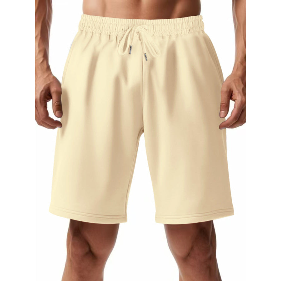 Men’s Full Size Casual Drawstring Shorts Plus Size Apparel and Accessories