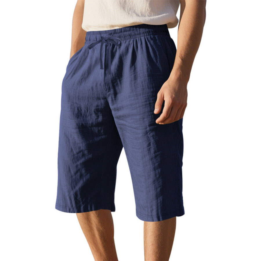 Men’s Full Size Casual Drawstring Shorts Plus Size Apparel and Accessories