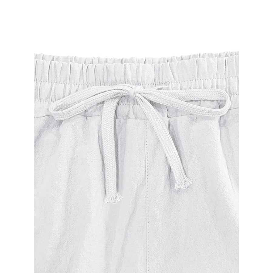 Men’s Full Size Casual Drawstring Shorts Plus Size Apparel and Accessories