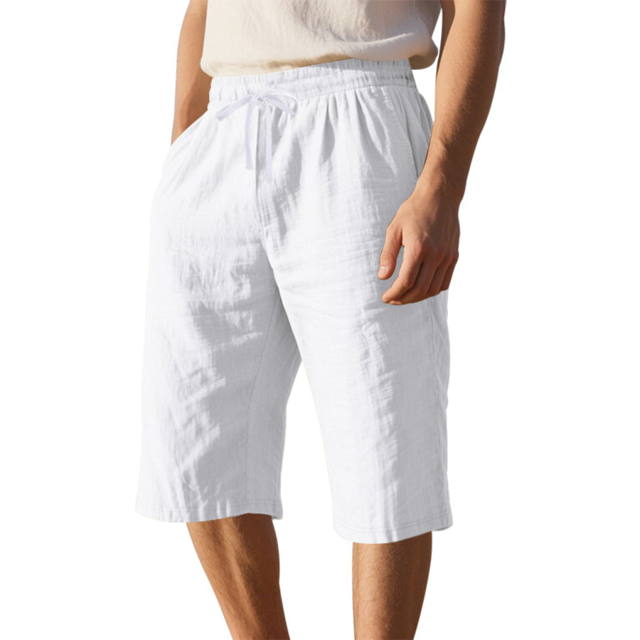Men’s Full Size Casual Drawstring Shorts Plus Size Apparel and Accessories