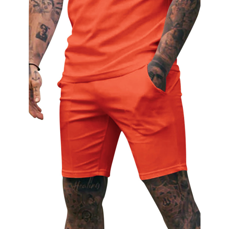 Men’s Full Size Casual Drawstring Shorts Plus Size Apparel and Accessories