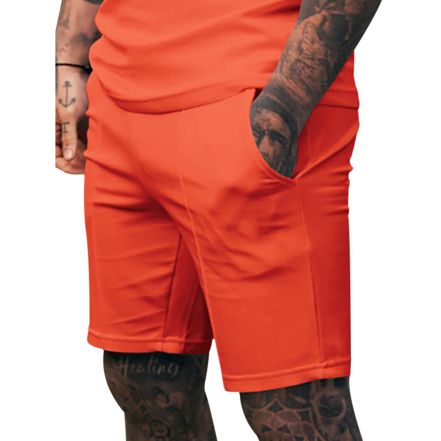 Men’s Full Size Casual Drawstring Shorts Plus Size Apparel and Accessories
