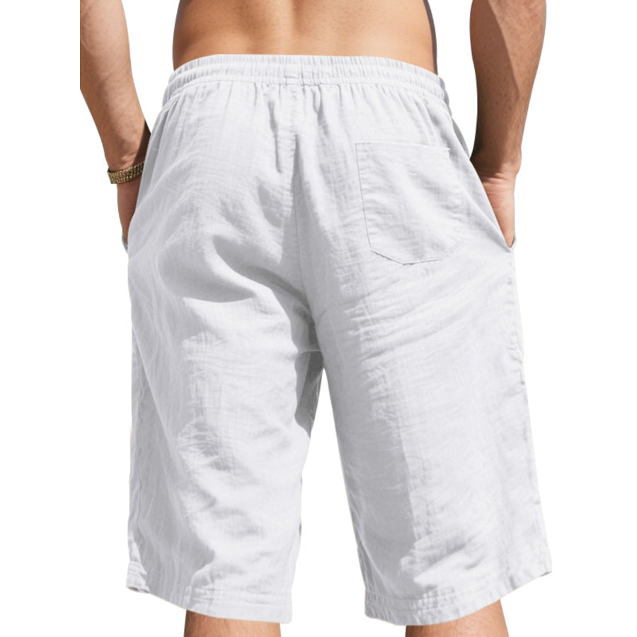 Men’s Full Size Casual Drawstring Shorts Plus Size Apparel and Accessories