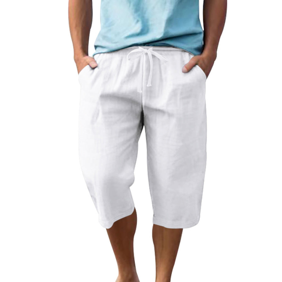 Men’s Full Size Casual Drawstring Shorts Plus Size Apparel and Accessories
