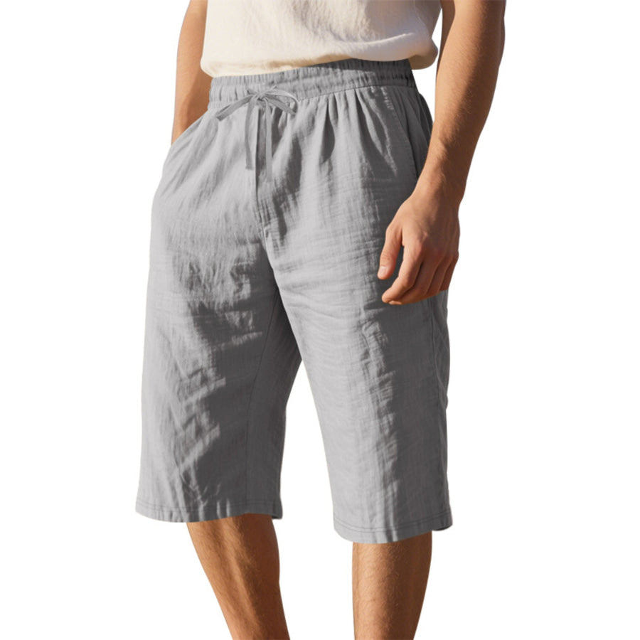 Men’s Full Size Casual Drawstring Shorts Plus Size Apparel and Accessories