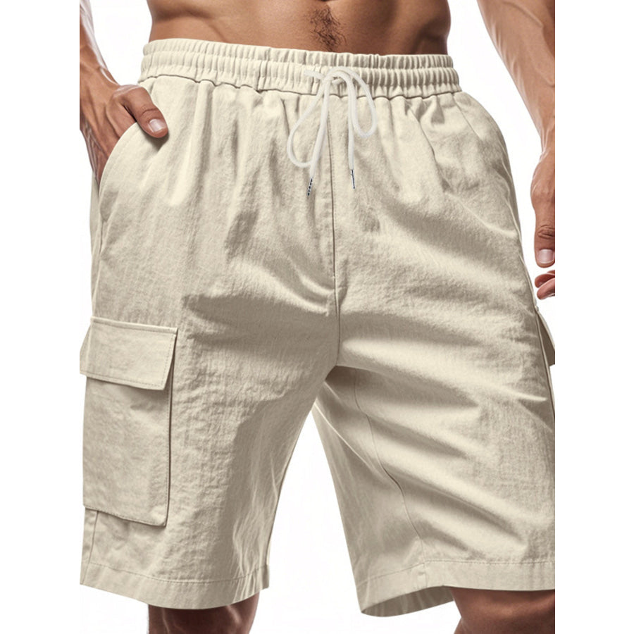 Men’s Full Size Casual Lightweight Cargo Shorts Plus Size Apparel and Accessories