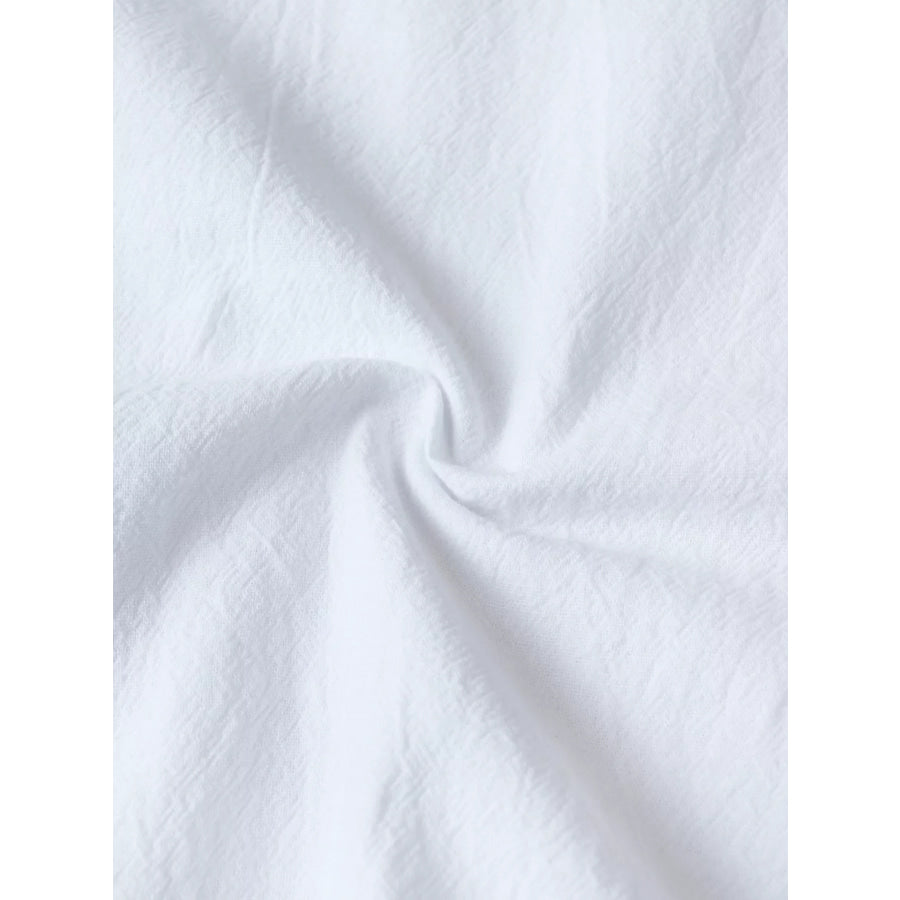 Men’s Full Size Casual Long Sleeve Linen-Blend Shirt Plus Size Apparel and Accessories