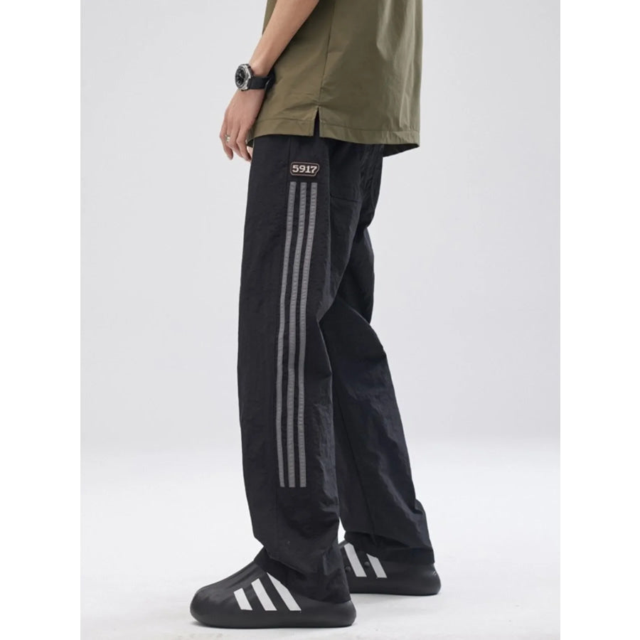 Men’s Full Size Casual Loose Fit Drawstring Pants Plus Size Apparel and Accessories