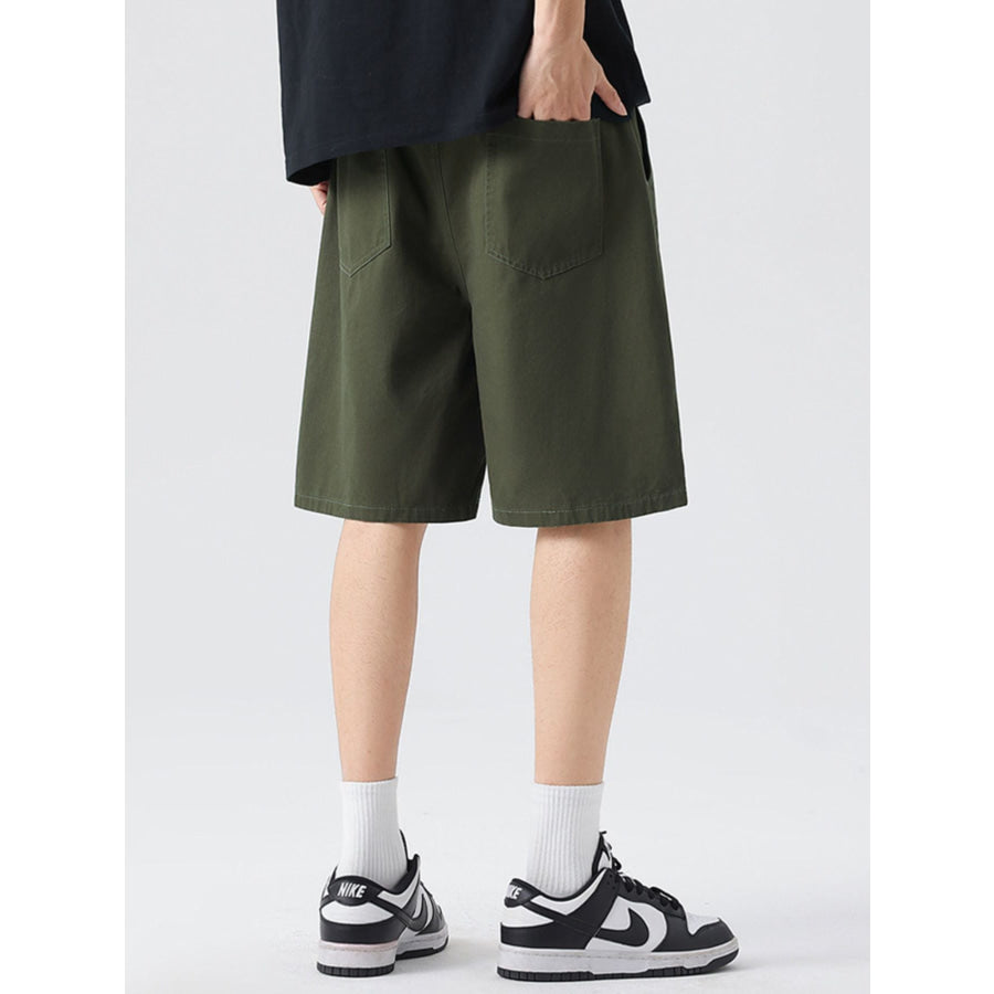 Men’s Full Size Casual Loose-Fit Drawstring Shorts Plus Size Apparel and Accessories