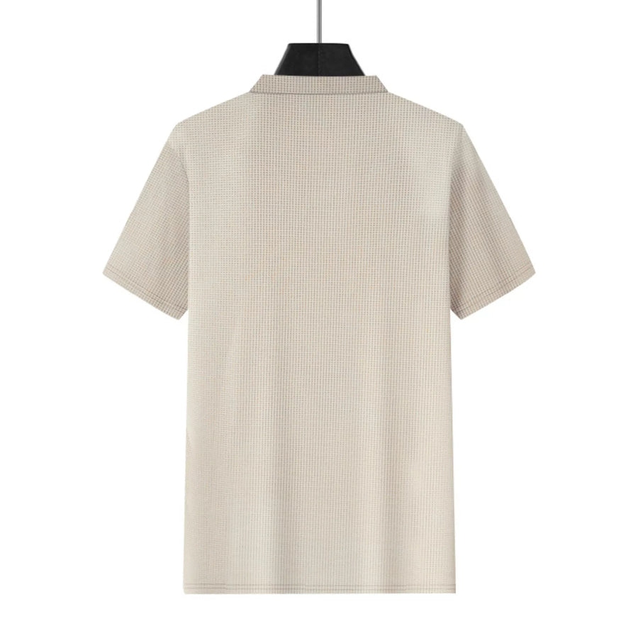 Men’s Full Size Casual Short Sleeve Polo and Shorts Set Plus Size Apparel and Accessories