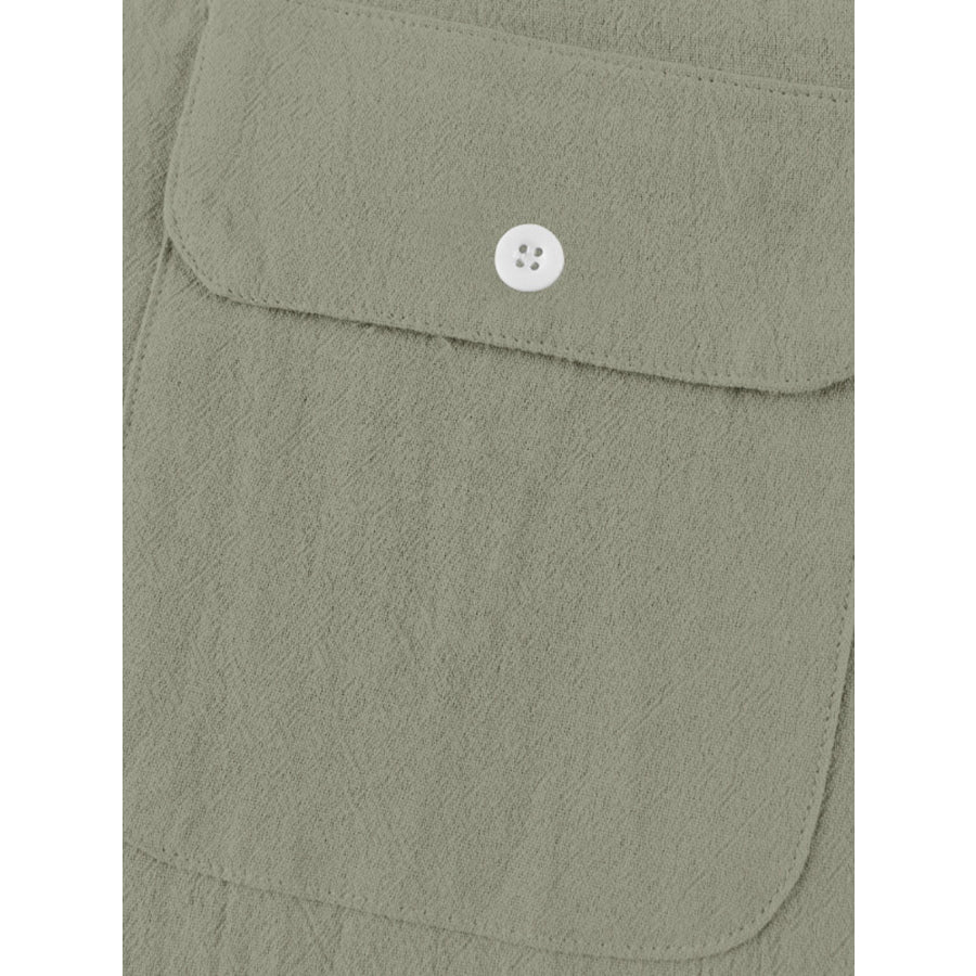Men’s Full Size Casual Short Sleeve Shirt Plus Size Apparel and Accessories