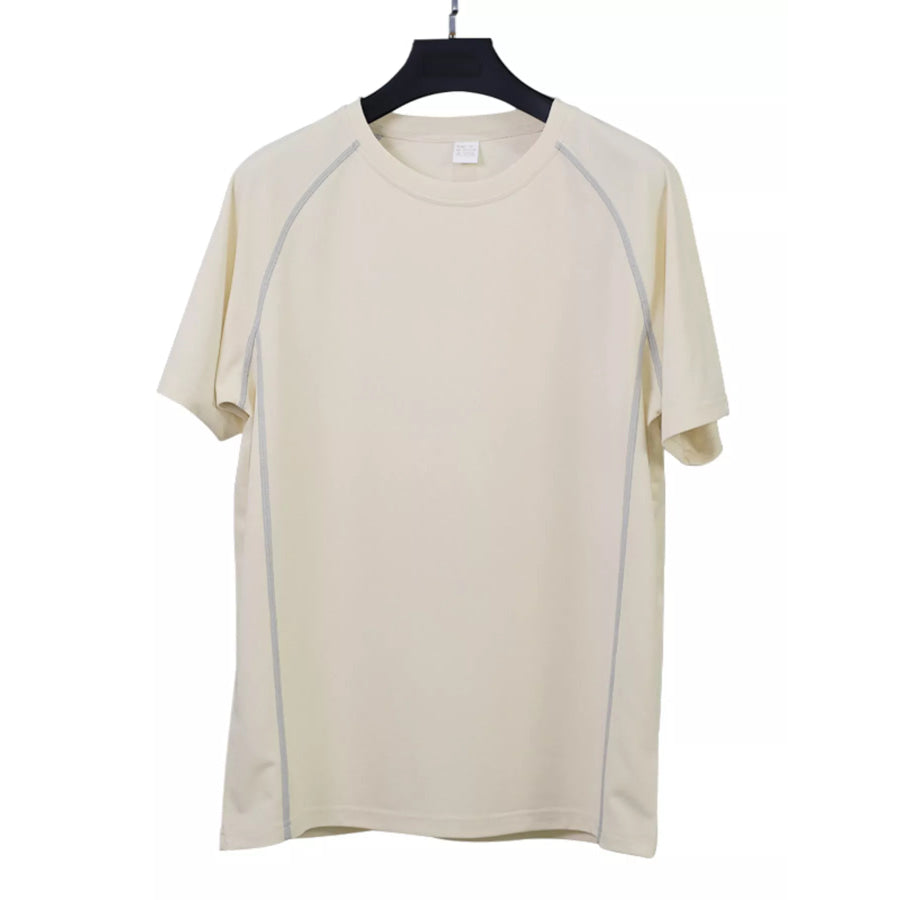 Men’s Full Size Casual Short Sleeve T-Shirt and Shorts Set Plus Size Apparel and Accessories