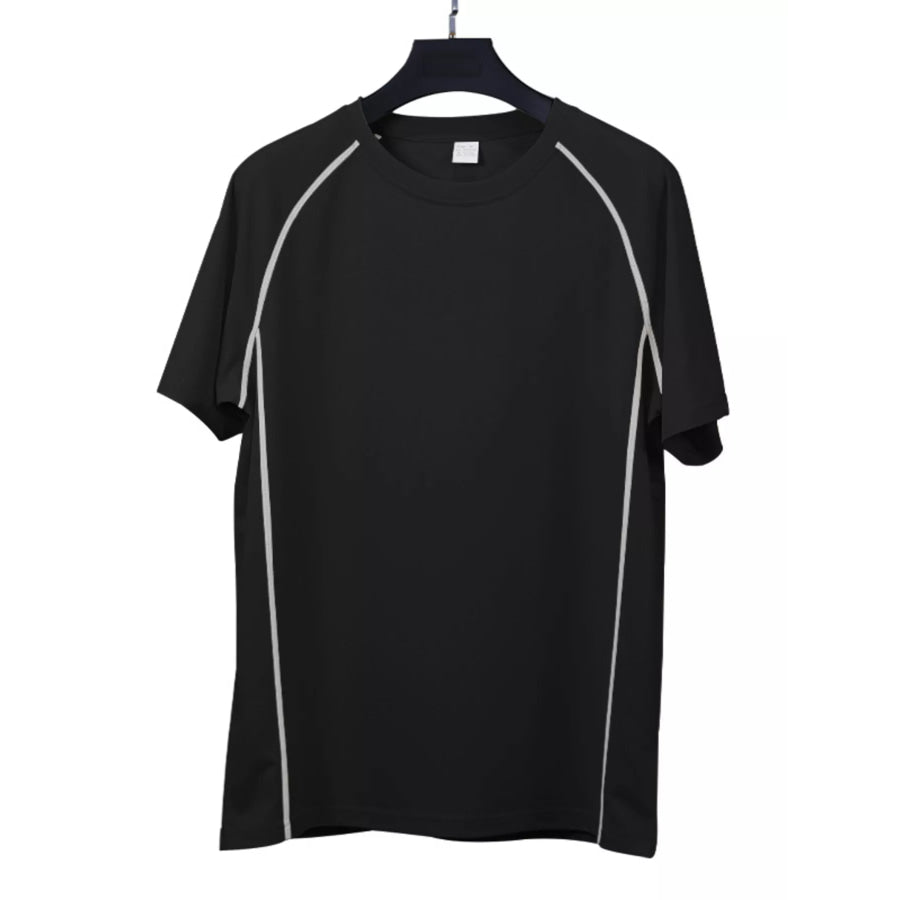 Men’s Full Size Casual Short Sleeve T-Shirt and Shorts Set Plus Size Apparel and Accessories