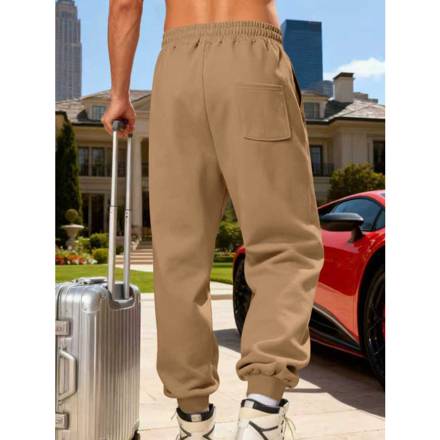 Men’s Full Size Casual Striped Cargo Joggers Plus Apparel and Accessories