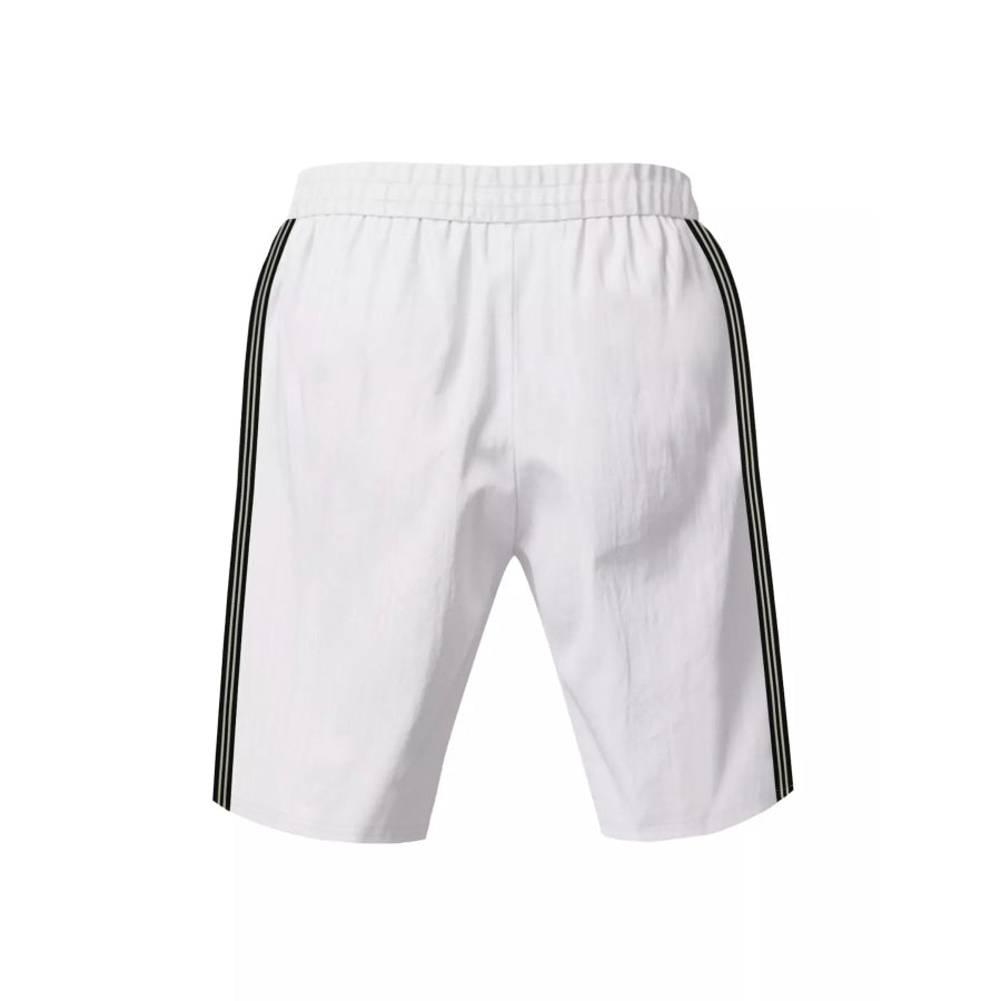 Men’s Full Size Casual Striped Shorts Plus Size Apparel and Accessories