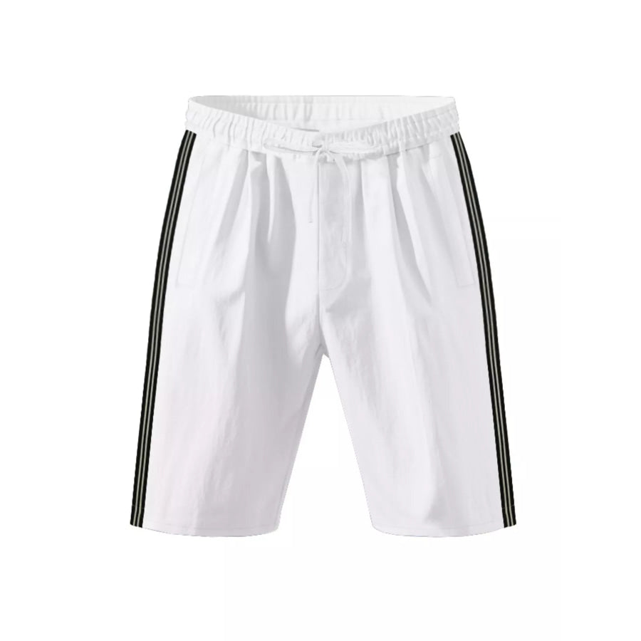 Men’s Full Size Casual Striped Shorts Plus Size Apparel and Accessories