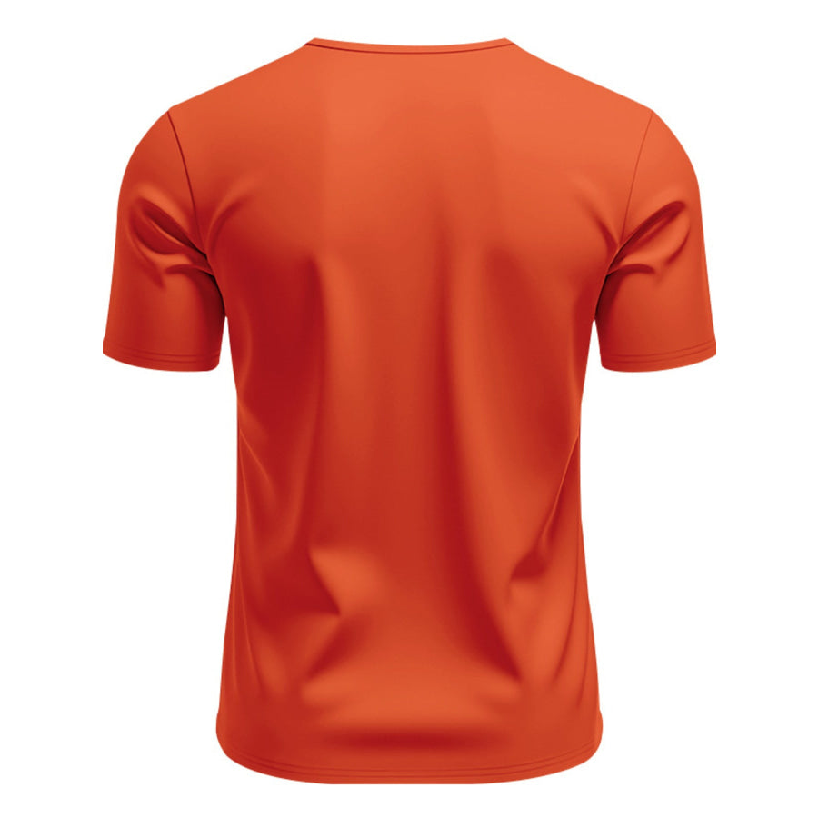 Men’s Full Size Casual V-Neck Short Sleeve T-Shirt Plus Size Apparel and Accessories