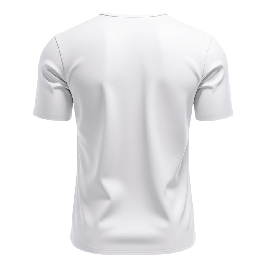 Men’s Full Size Casual V-Neck Short Sleeve T-Shirt Plus Size Apparel and Accessories