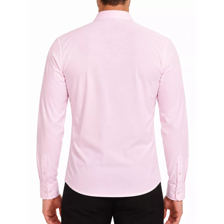 Men’s Full Size Classic Crisp Long-Sleeve Shirt Plus Apparel and Accessories