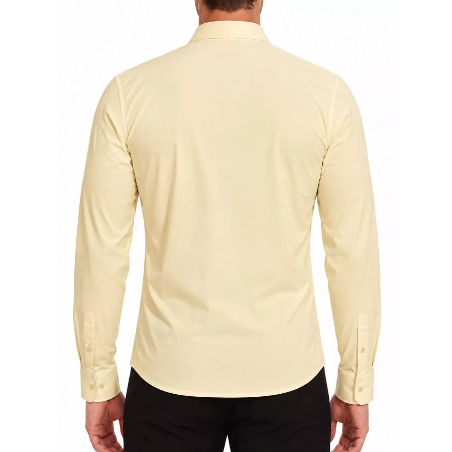 Men’s Full Size Classic Crisp Long-Sleeve Shirt Plus Apparel and Accessories