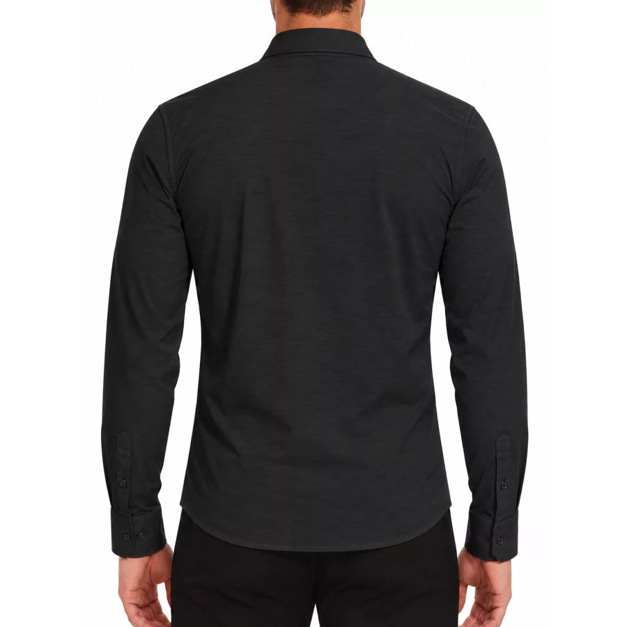 Men’s Full Size Classic Crisp Long-Sleeve Shirt Plus Apparel and Accessories