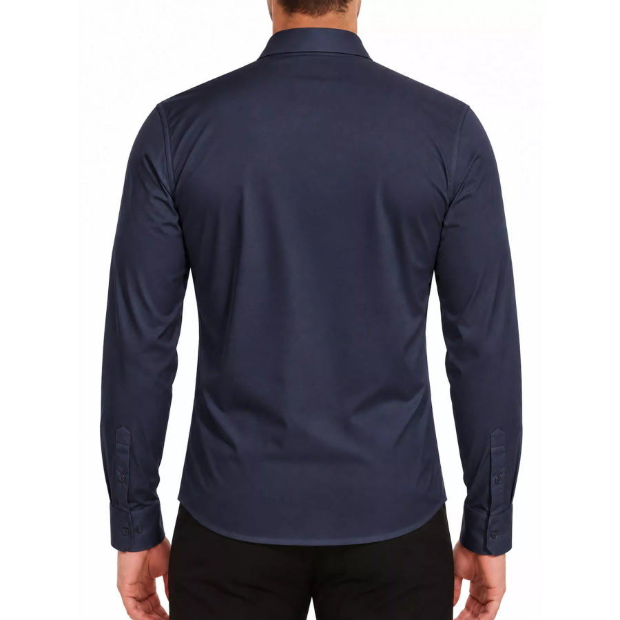 Men’s Full Size Classic Crisp Long-Sleeve Shirt Plus Apparel and Accessories