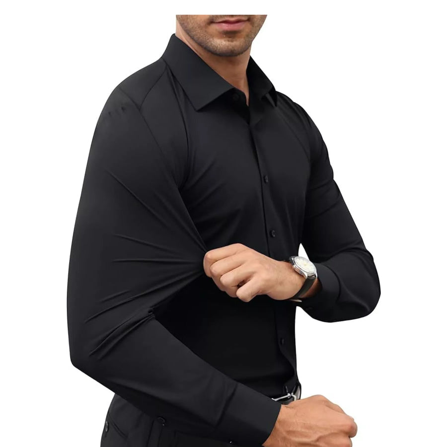 Men’s Full Size Classic Crisp Long-Sleeve Shirt Plus Apparel and Accessories