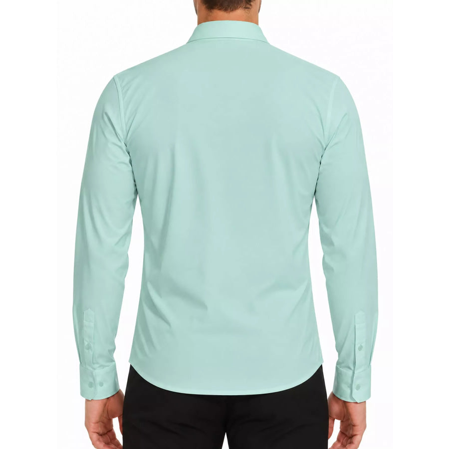 Men’s Full Size Classic Crisp Long-Sleeve Shirt Plus Apparel and Accessories
