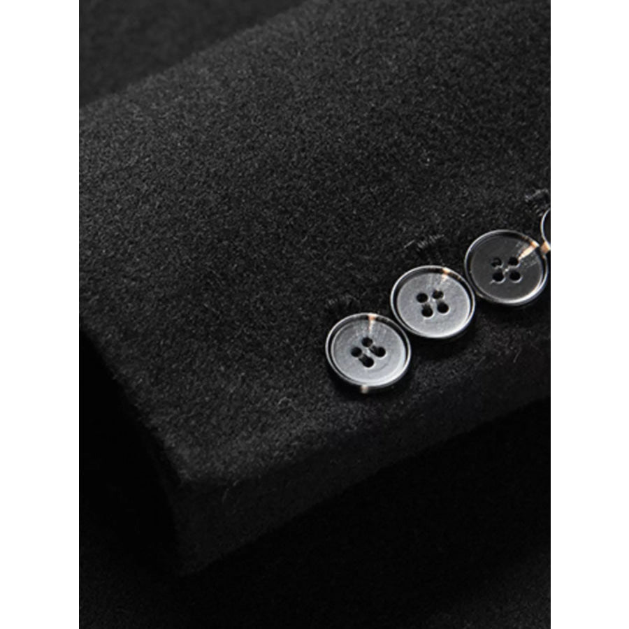 Men’s Full Size Classic Fit Button Up Blazer Plus Size Apparel and Accessories