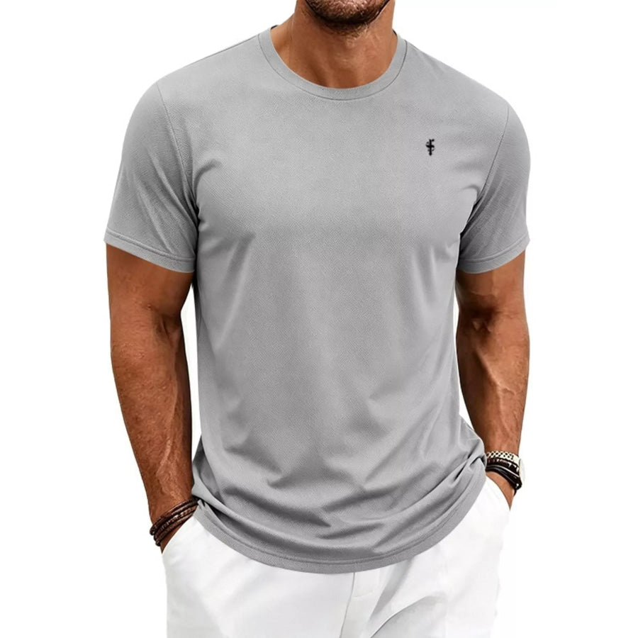 Men’s Full Size Classic Fit Crew Neck T-Shirt Plus Size Apparel and Accessories