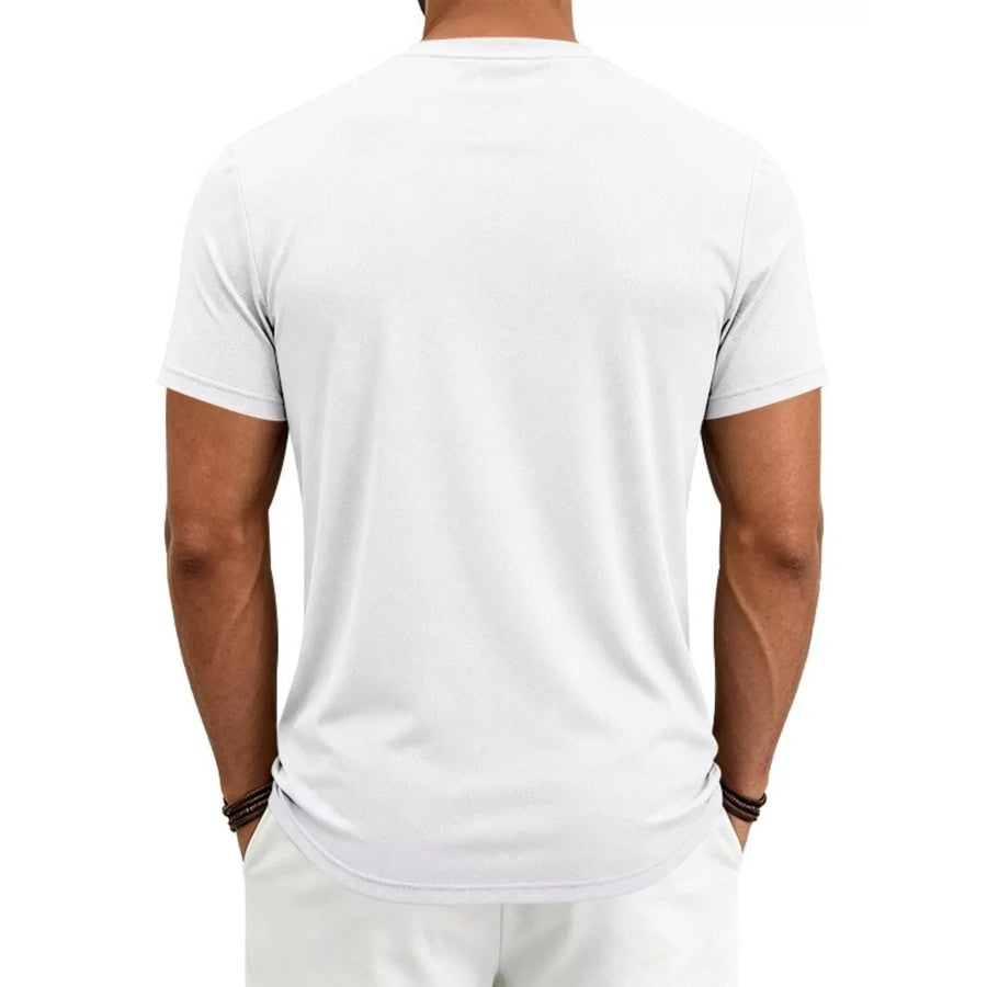 Men’s Full Size Classic Fit Crew Neck T-Shirt Plus Size Apparel and Accessories