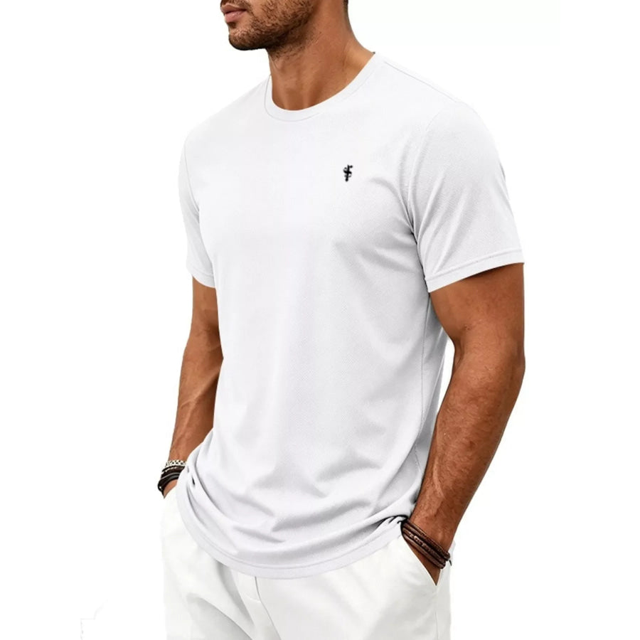 Men’s Full Size Classic Fit Crew Neck T-Shirt Plus Size Apparel and Accessories