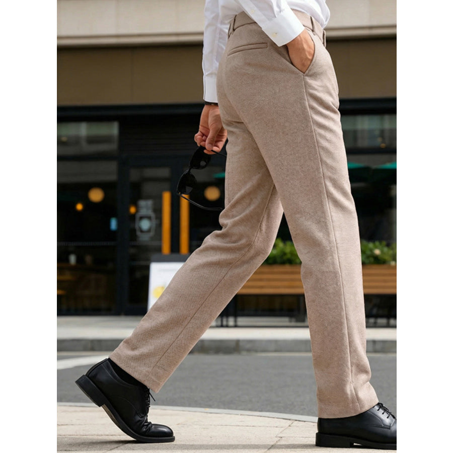 Men’s Full Size Classic Fit Dress Pants Plus Size Apparel and Accessories