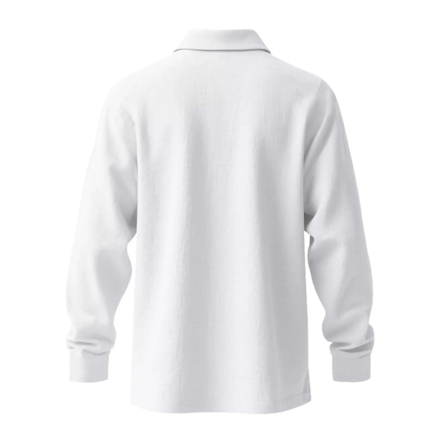 Men’s Full Size Classic Long Sleeve Polo Plus Size Apparel and Accessories