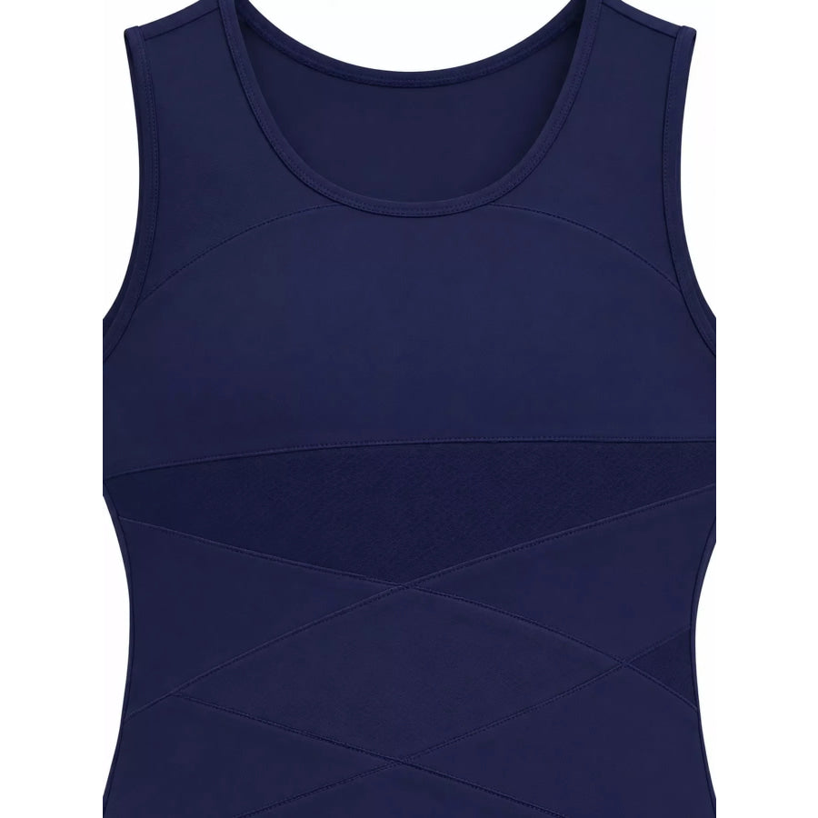 Men’s Full Size Crew Neck Mesh Tank Top Plus Apparel and Accessories