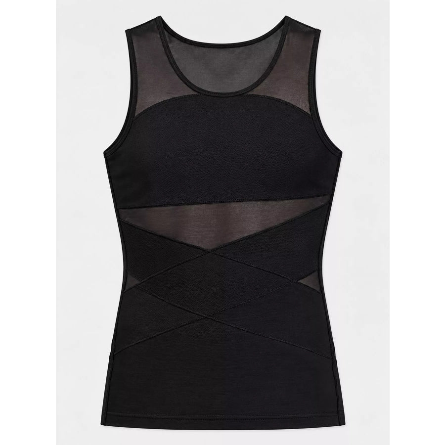 Men’s Full Size Crew Neck Mesh Tank Top Plus Apparel and Accessories
