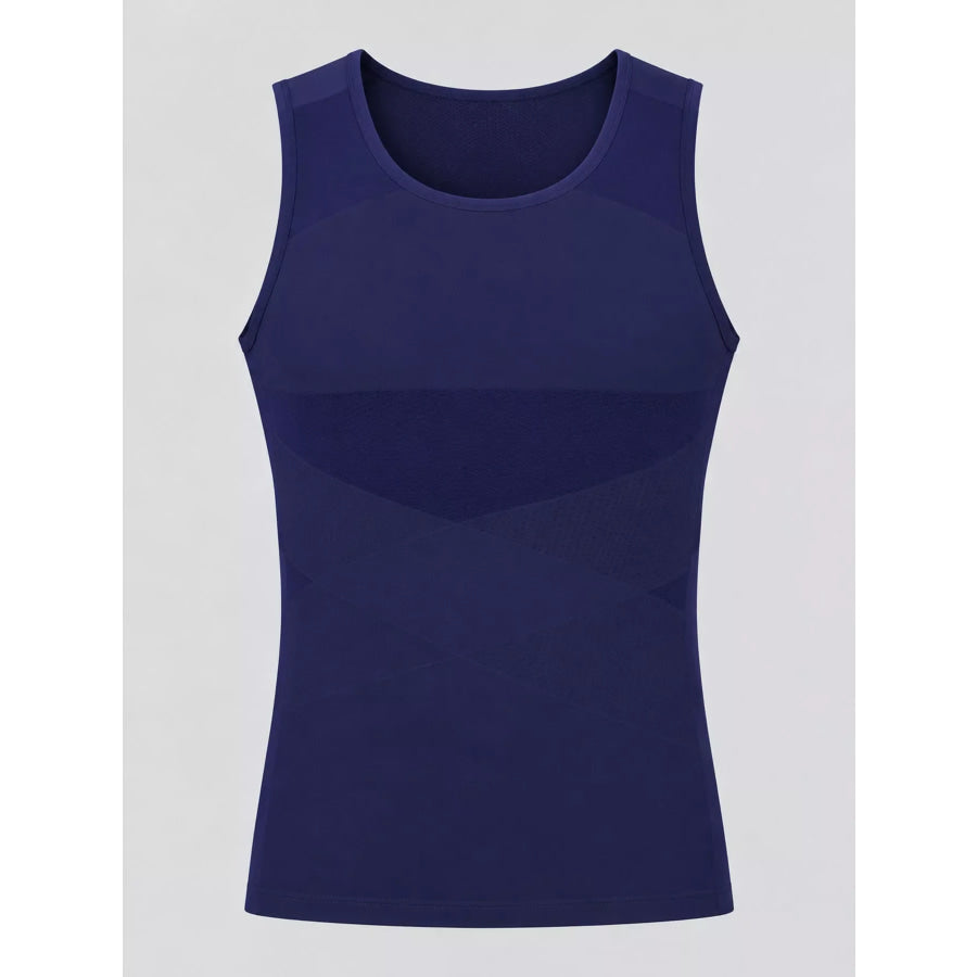 Men’s Full Size Crew Neck Mesh Tank Top Plus Apparel and Accessories
