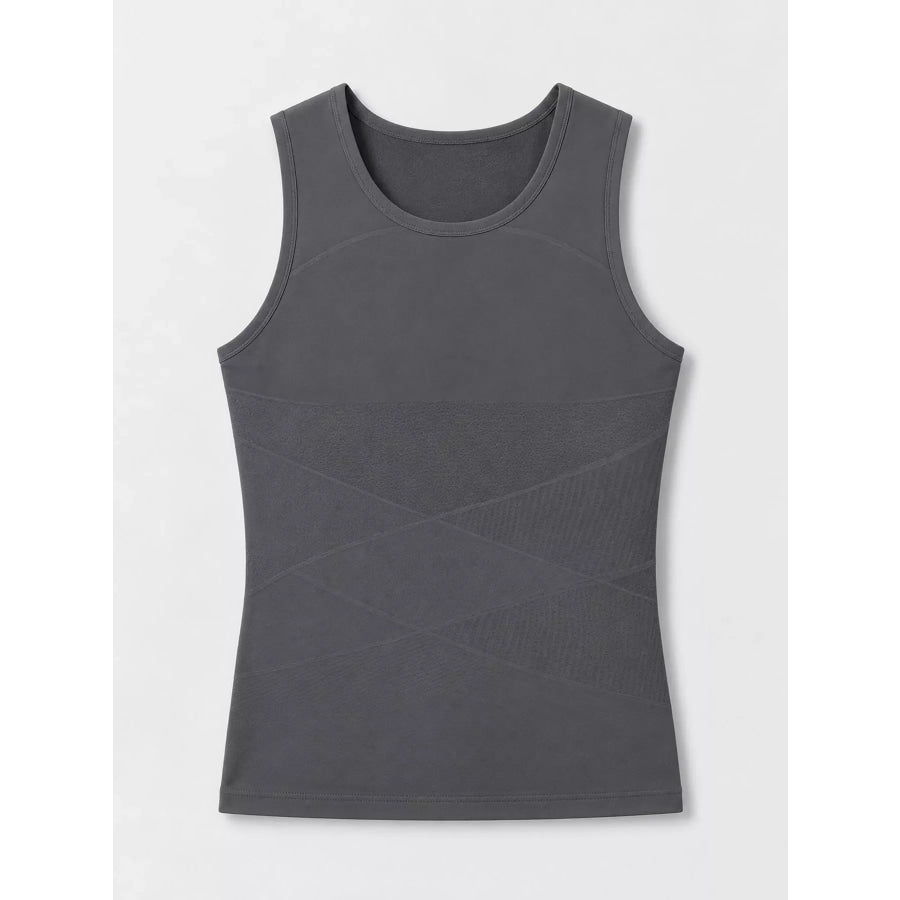 Men’s Full Size Crew Neck Mesh Tank Top Plus Apparel and Accessories