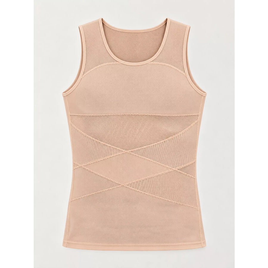 Men’s Full Size Crew Neck Mesh Tank Top Plus Apparel and Accessories