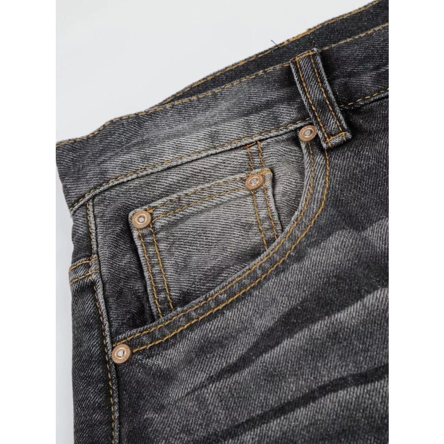 Men’s Full Size Distressed Wide-Leg Jeans Plus Size Apparel and Accessories