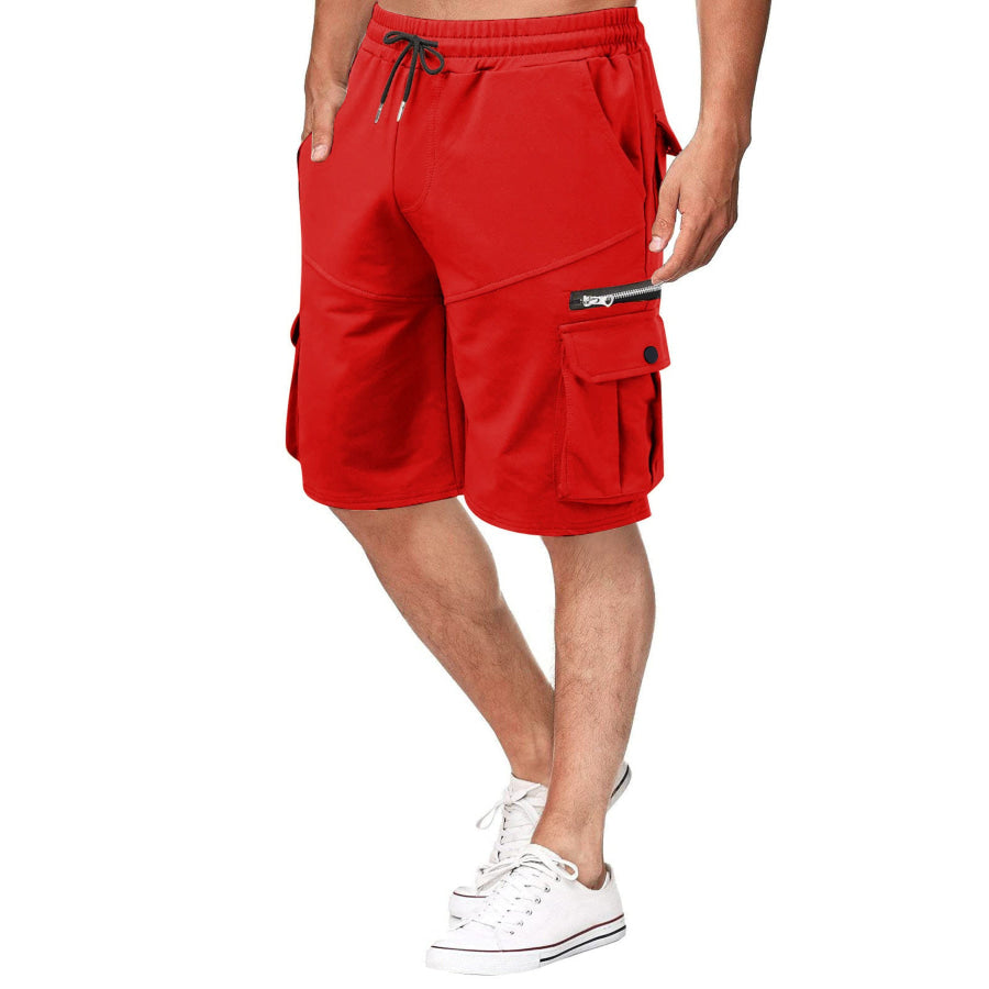 Men’s Full Size Drawstring Cargo Shorts Plus Apparel and Accessories