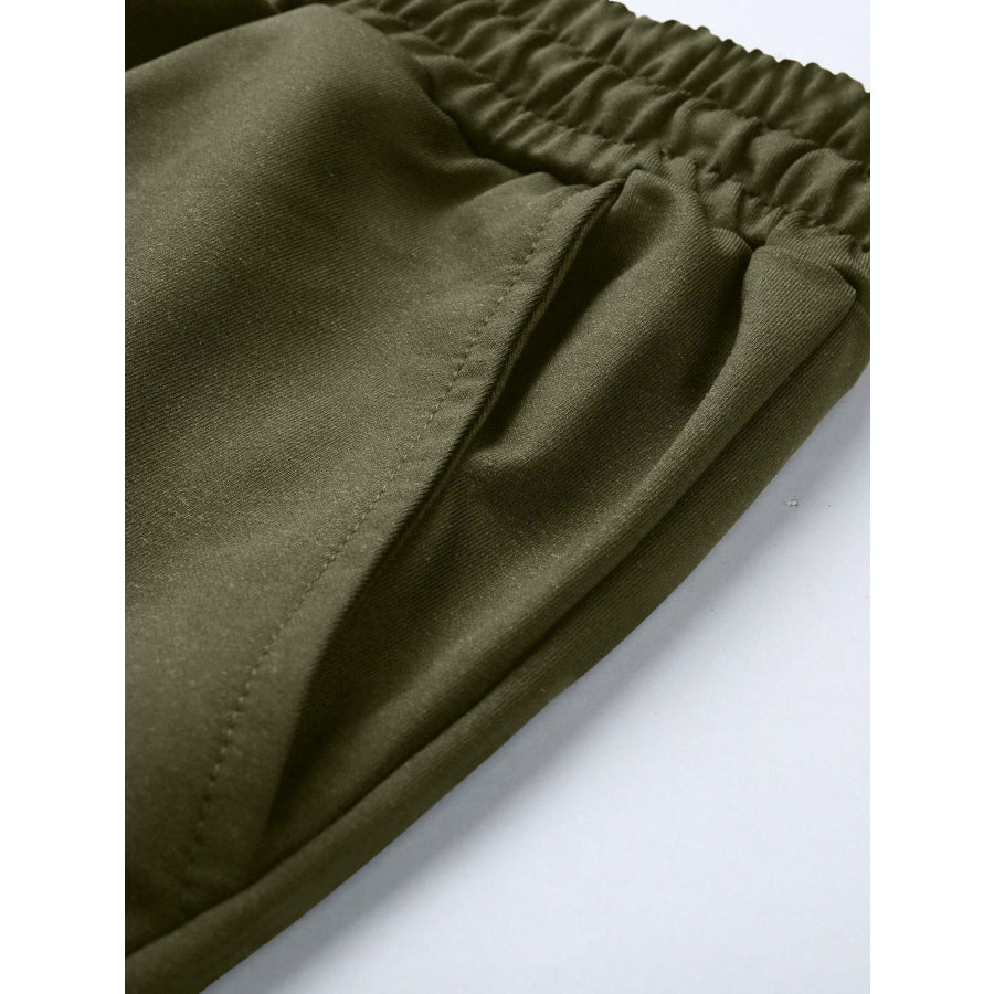Men’s Full Size Drawstring Cargo Shorts Plus Apparel and Accessories