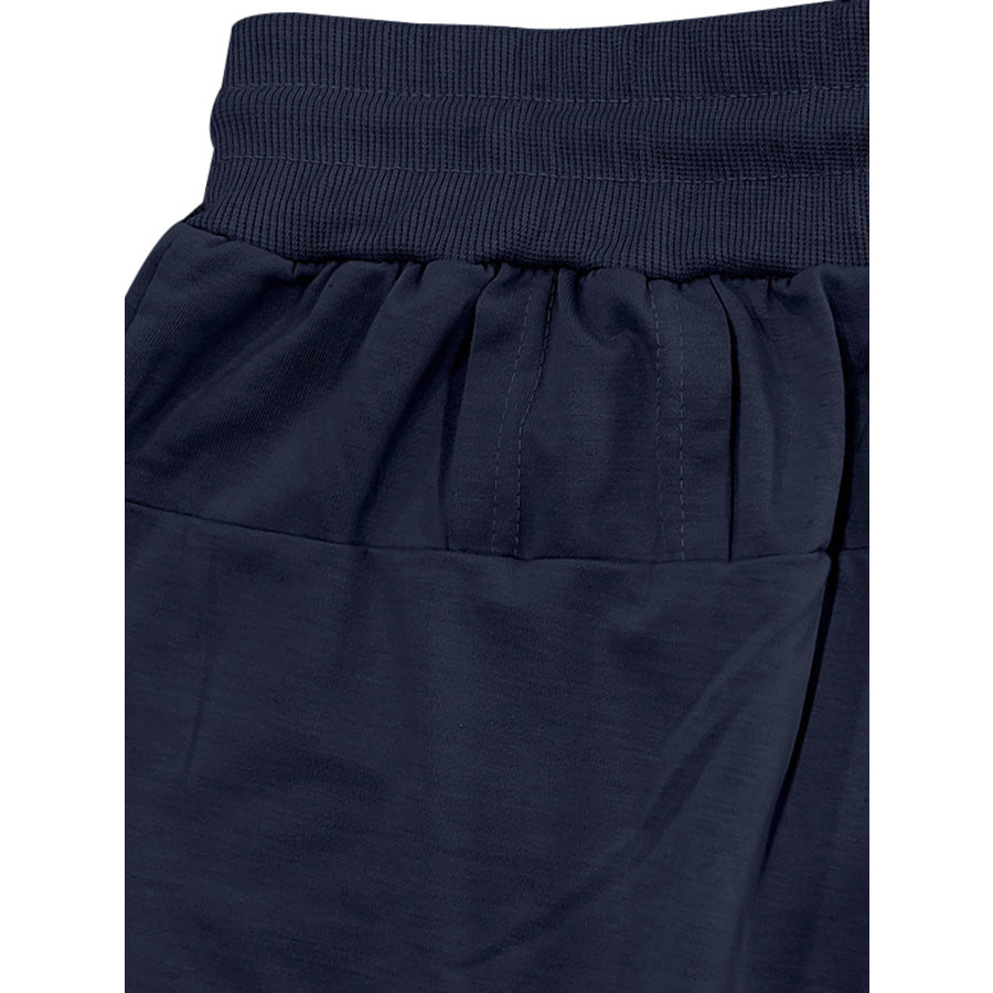 Men’s Full Size Drawstring Casual Shorts Plus Size Apparel and Accessories