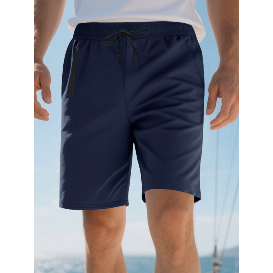 Men’s Full Size Drawstring Casual Shorts Plus Size Apparel and Accessories