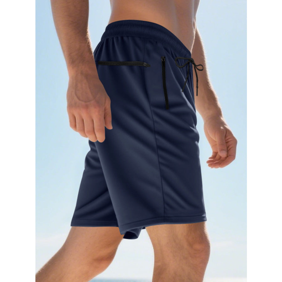 Men’s Full Size Drawstring Casual Shorts Plus Size Apparel and Accessories